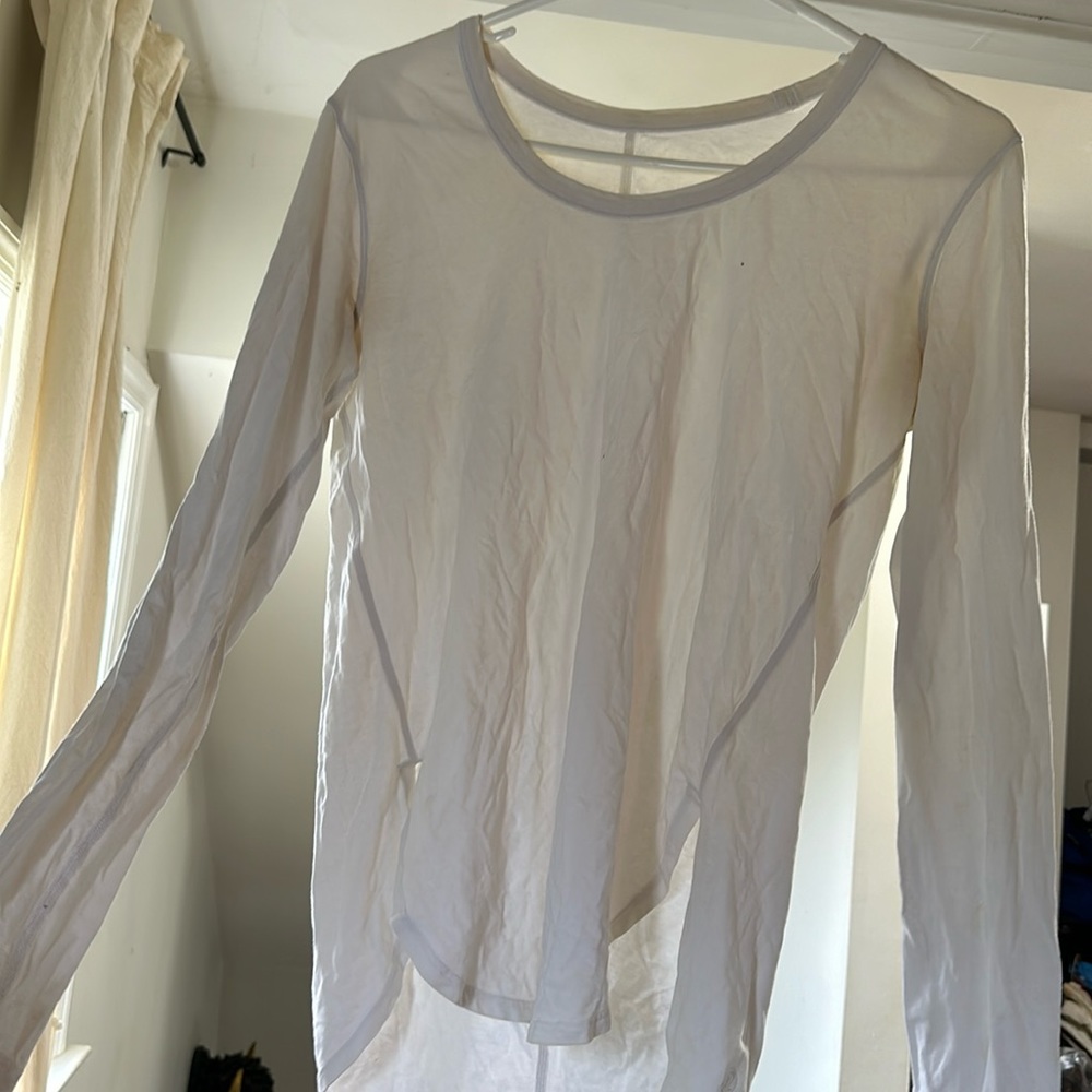 White Lululemon Long Sleeve